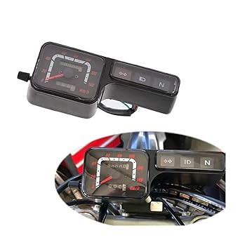 LED Indicator Odometer Fits Honda XR250 CRM250 BAJA250 Motorcycle LCD Digital Speedometer Tachometer Odometer Gauge (Color : 1x)