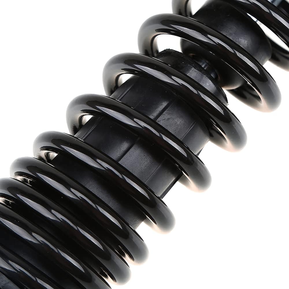 Possbay Motorcycle Shock Motorcycle Rear Shock 12.6 inch/320mm Motorcycle Shock Absorption Rear Suspension for Yamaha Honda Suzuki Dirt Sport 1 Pair Black