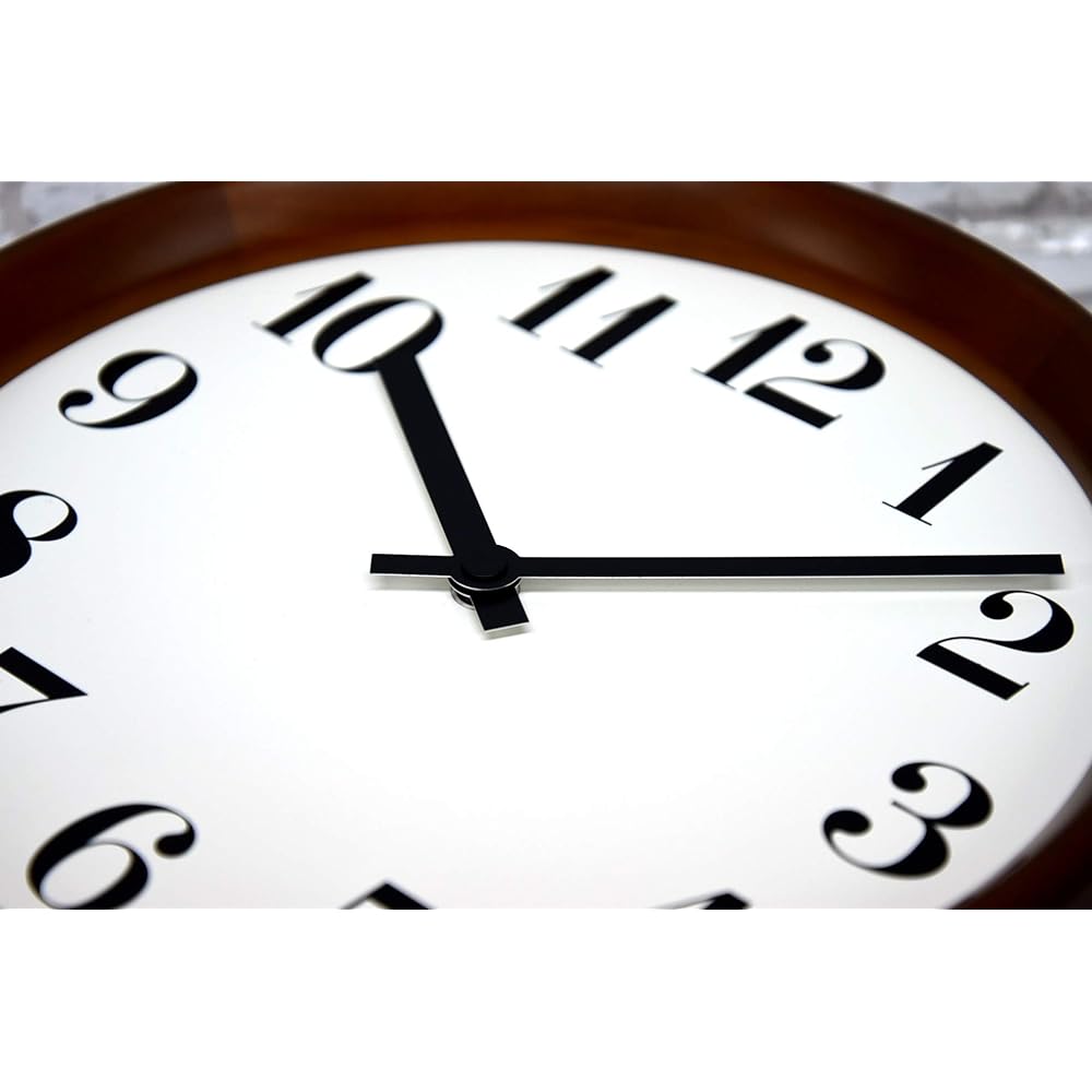 Made in Japan Santeru Radio Controlled Clock Brown SR13BU