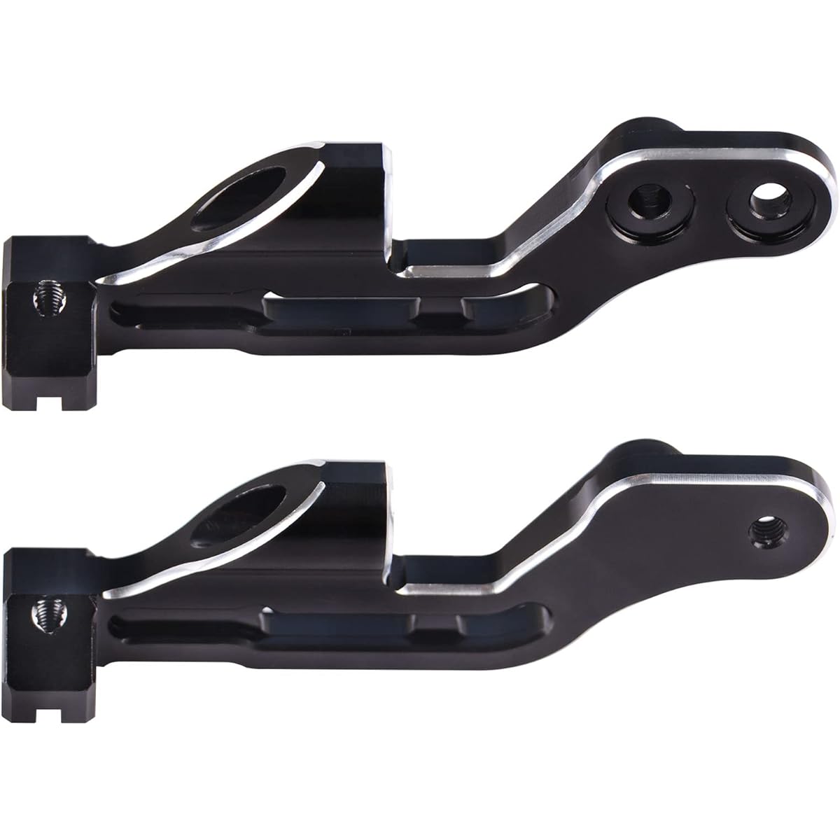 AIMROCK Aluminum Rear Body Mount Support Frame Set ARA320516 for Arrma 1/7 Felony Infraction Limitless 6S BLX On-Road Muscle RC Car (Black)