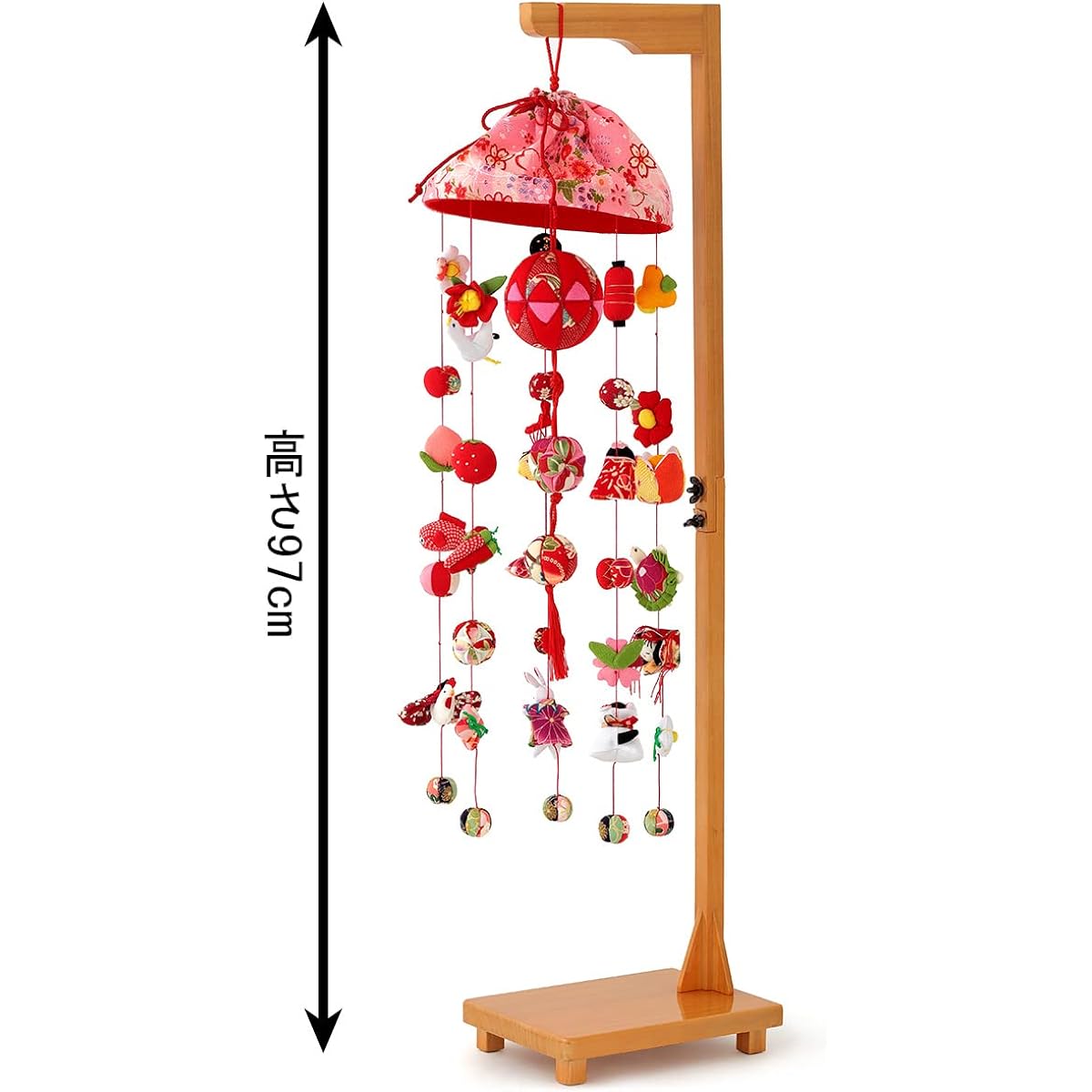 Hanging Hina Dolls Hanging Decoration Hina Dolls Compact Kyugetsu Mai Medium Size h293-kcp-si-27-4