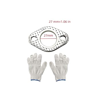 Applicable to GY6 ATV 50cc 60cc 80cc 90cc 110cc 125cc 150cc 200cc scooter exhaust pipe bolts, gaskets, gloves.