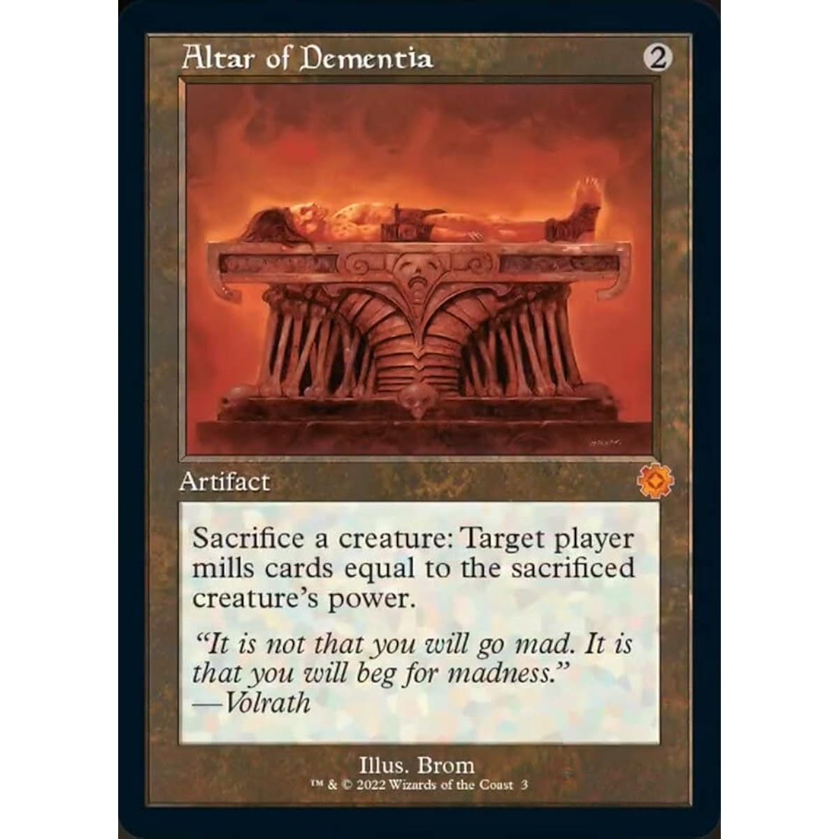 Magic: The Gathering - Dementia Altar (003) - Brothers of War Retro Artifact