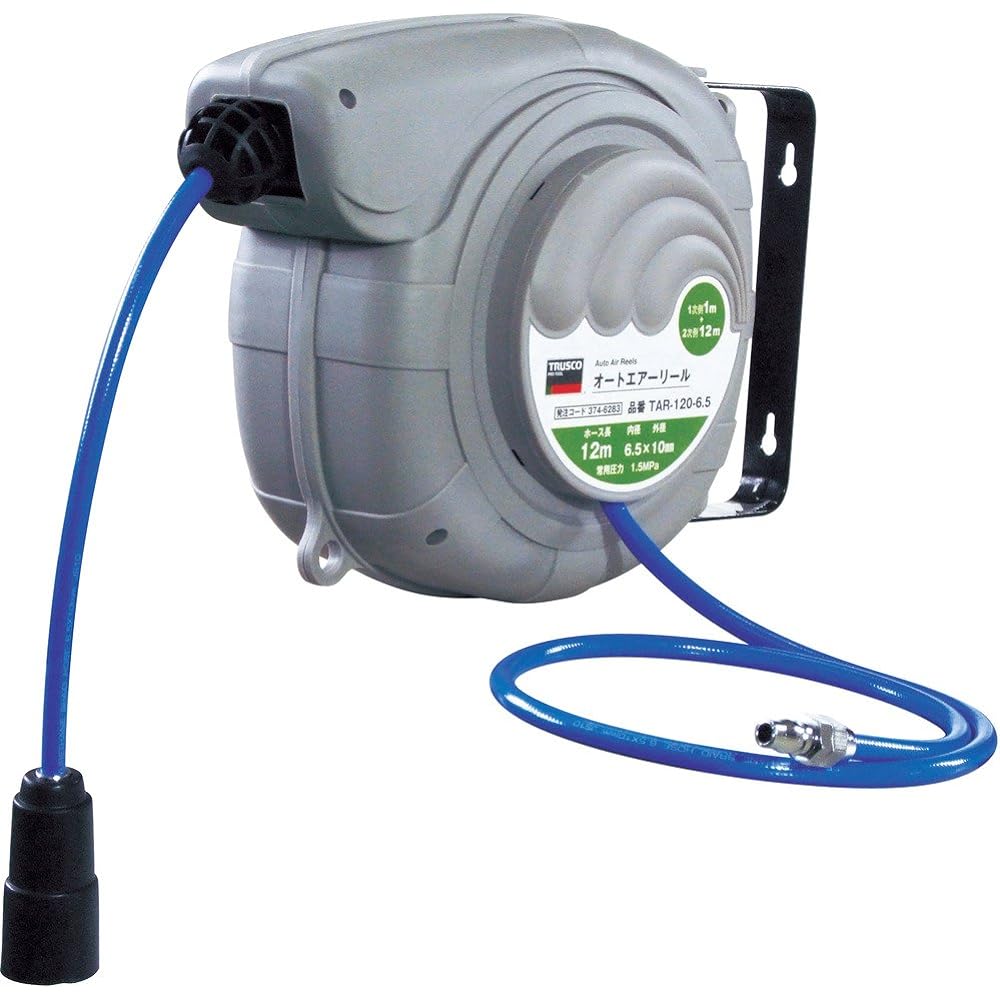 TRUSCO Auto Air Reel Φ6.5X10mm 12m TAR-120-6.5