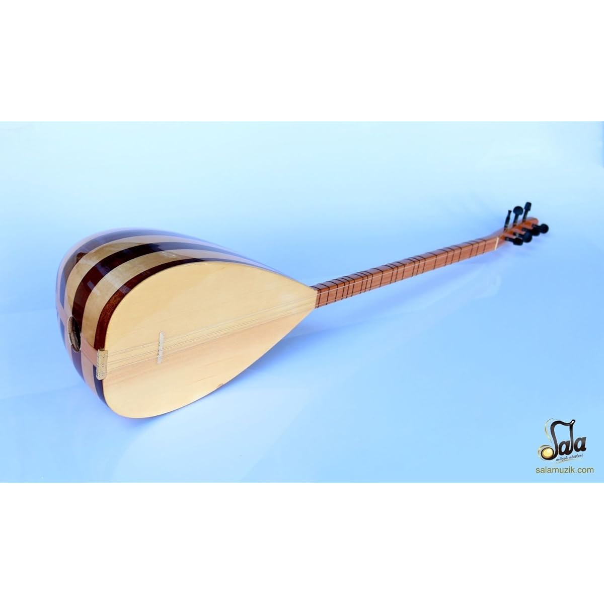 Turkish Long Neck Mahogany Baglama Saz for Sale