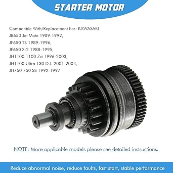 スターター Drive Bendix Polaris Kawasaki Yamha Tigershark 13101-3706、13101-3708 3240120、3240122、4010418、4012033、4012614、4060119 6M6-83E-0000000000000183E-0 -00、6 M6-8183E-01-00。