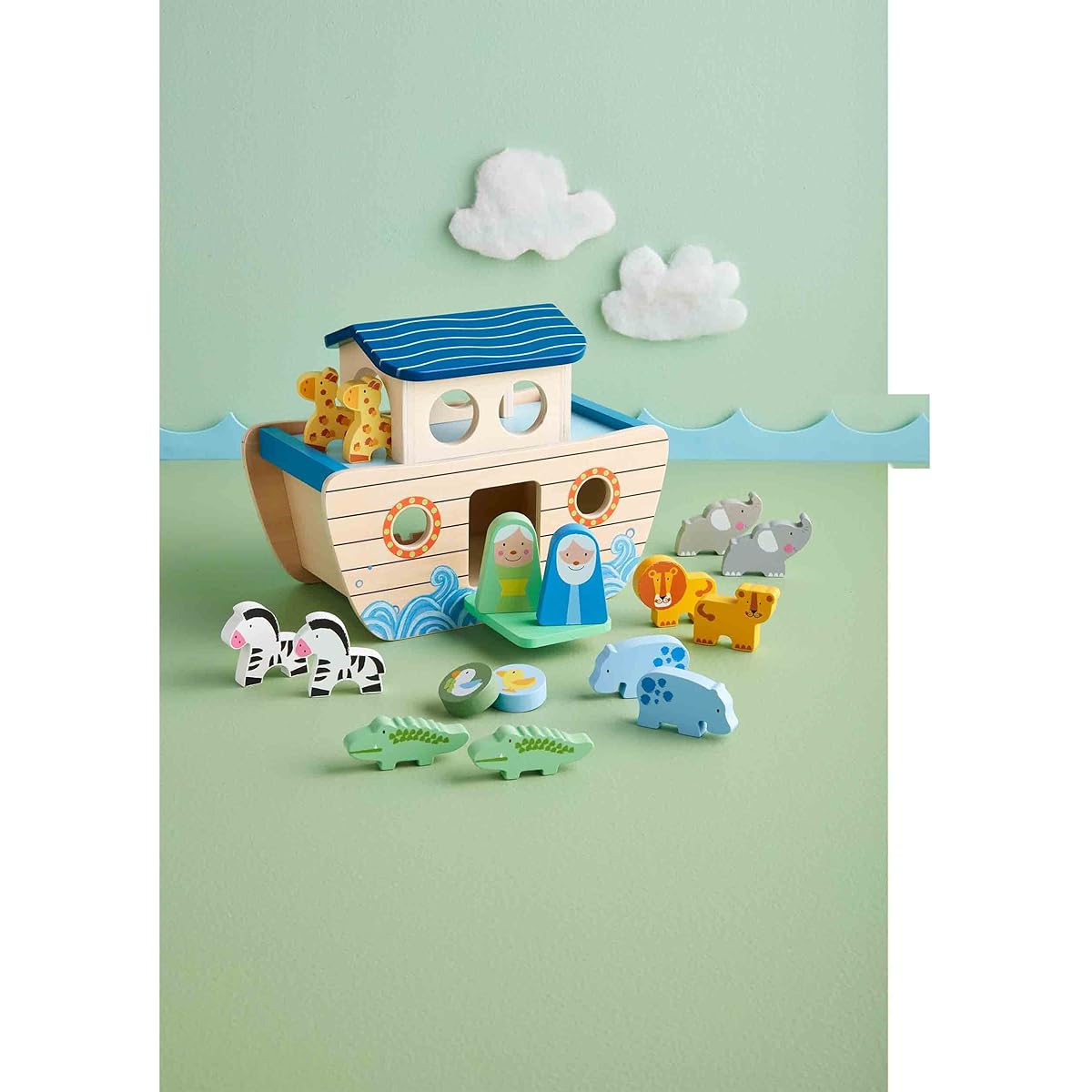 Mud Pie Noah's Ark Shape Sorter Set