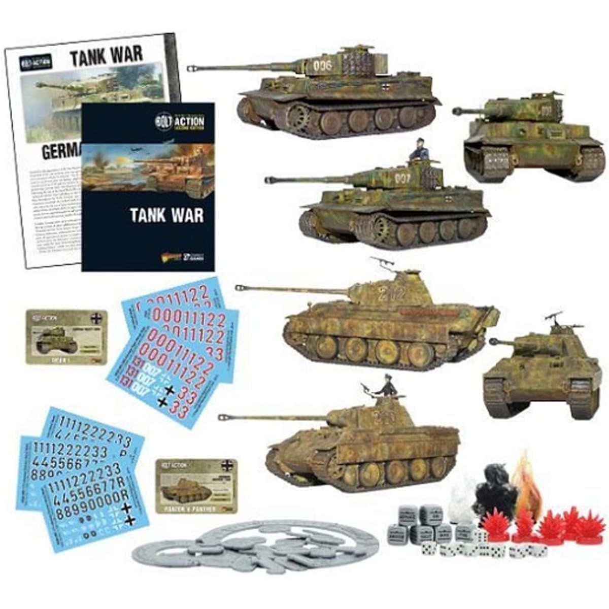 Warlord Games, Tank War German starter set, Bolt Action Wargaming Miniatures