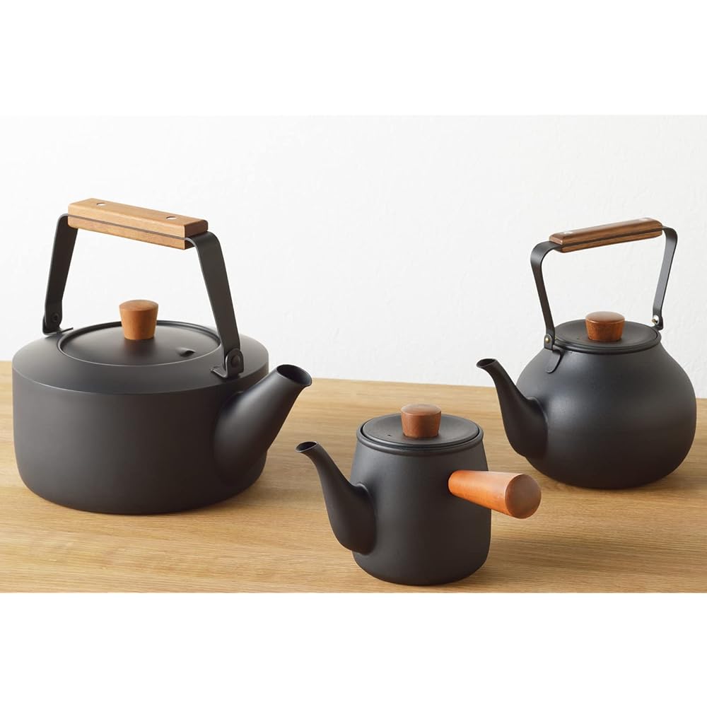 Miyazaki Seisakusho Tea Kettle (Small) 1.5L IH Compatible Black Kettle CHA-11
