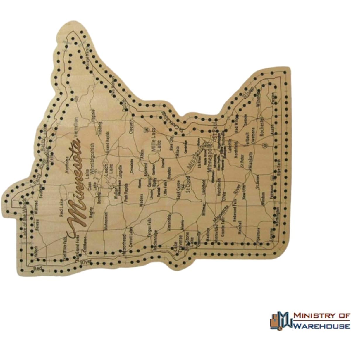 Cribbage Board Minnesota Style Roadmap