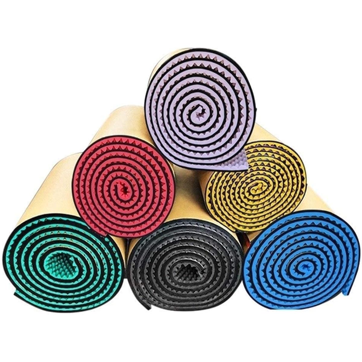5 square meters of sound-absorbing cotton, bedroom, living room acoustic panel, indoor environmental protection soundproof foam (blue) (gray)
