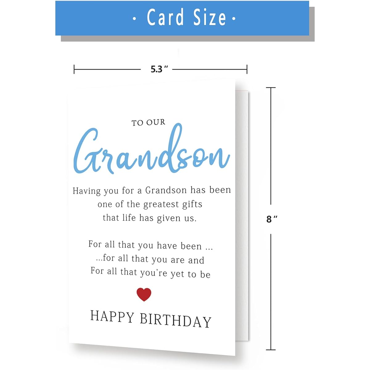 Asmallgf Happy Birthday Card for Grandchild