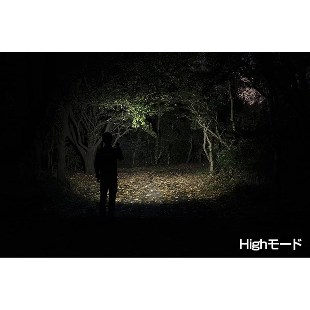 GENTOS Flashlight LED Light AA Battery Operated 390 Lumens K-FORCE Series KF-H132DB Handy Light Flashlight