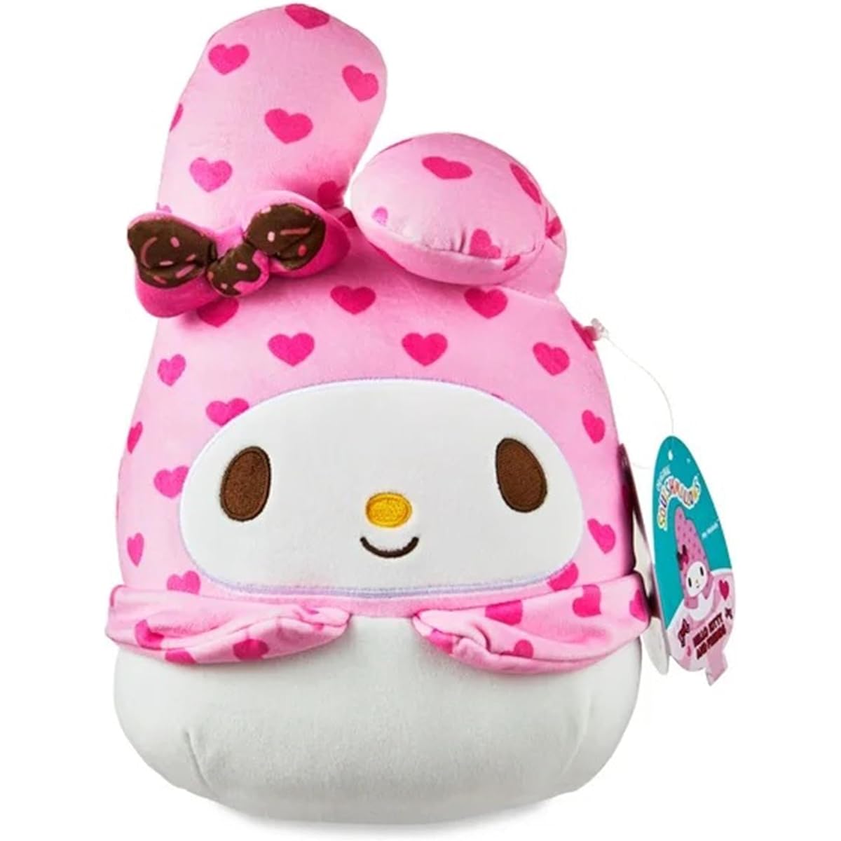 Squishmallow 8" My Melody Sanrio Hello Kitty Valentine's Day Plush - Officially Licensed Kelly Toy - Collectible Soft & Squishy Plush - Gift for Kids, Girls, Boys & All Ages - 8"