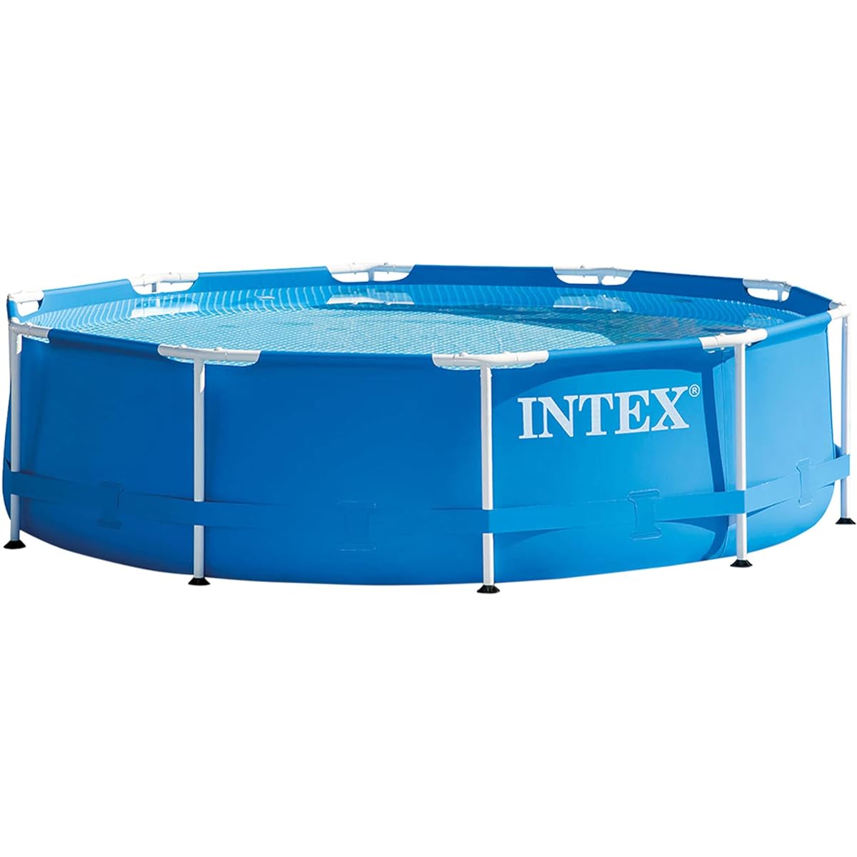 Metal Frame Above Ground Swimming Pool with 10ft Round Swimming Pool Cover