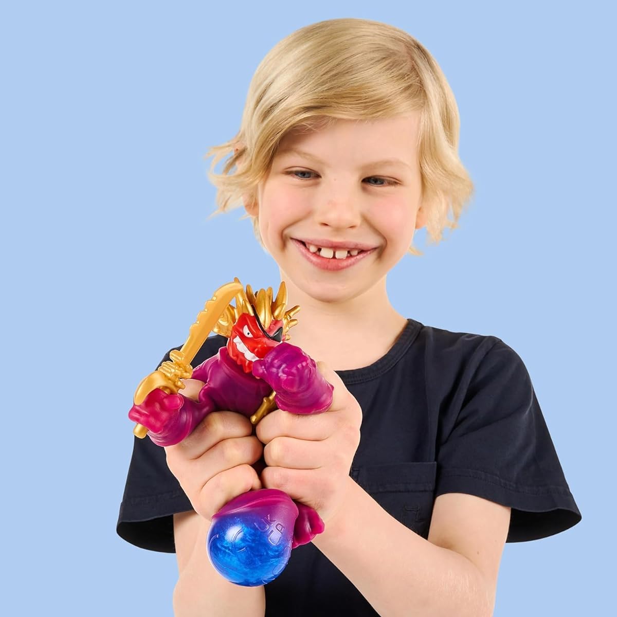 INCREDITOYZ Heroes of Goo JIT Zu Goo Shifters, Transform The Goo! Super Stretch, Super Squishy Action Figures 3 Pack (Bengal, Slash, Lockjaw Hero Pack) Gift