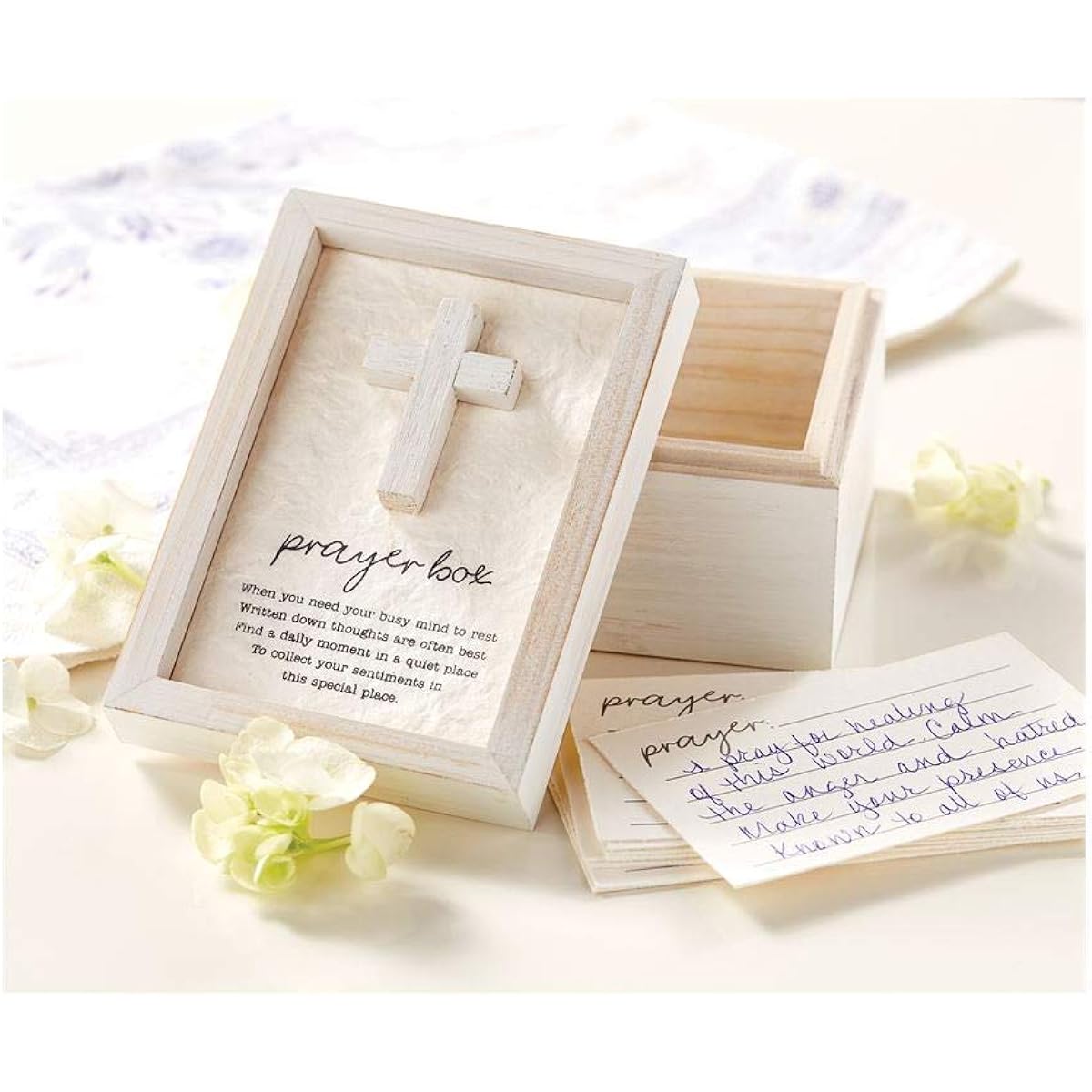 Mud Pie Prayer Box Set with Recycled Paper Prayer Slip