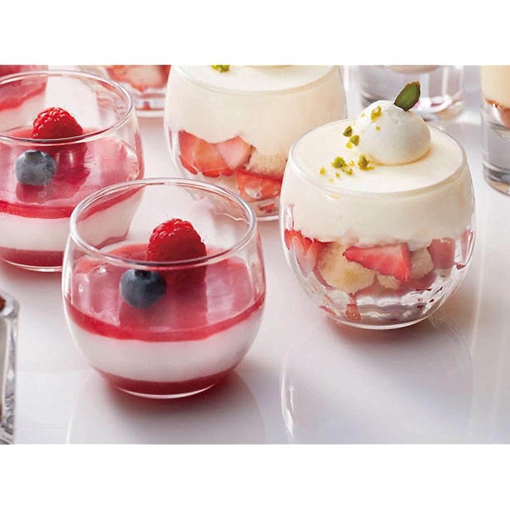 Toyo Sasaki Glass Sake Cup Small Bowl Mini Ball Mall (Sold in Case) Dishwasher Safe Made in Japan Approx. 75ml B-20105 72 pieces