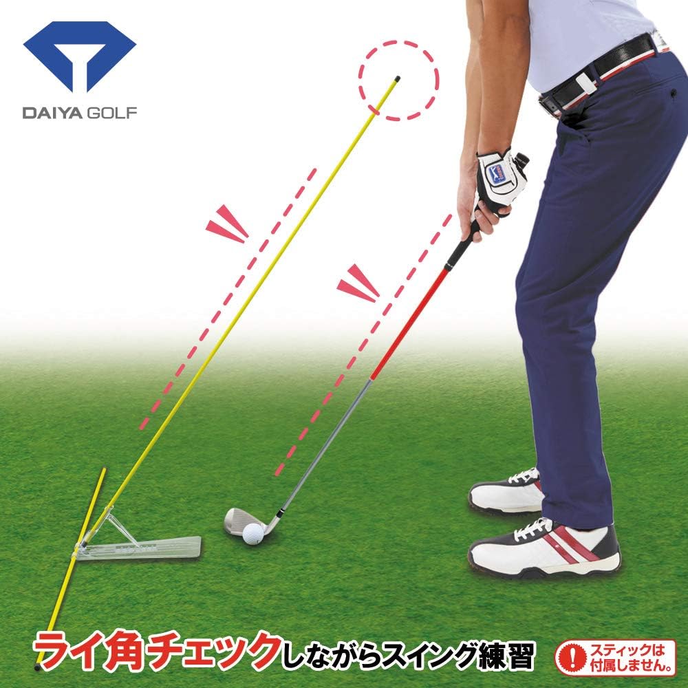 DAIYA GOLF Alignment Stick Gear Golf Practice Equipment Swing Practice Equipment Putter Practice Equipment Putt Practice Equipment Practice Equipment Training Putting Swing Stance Stroke Lie Angle Sway Self-Check Portable Compact Correction Indoor Practi