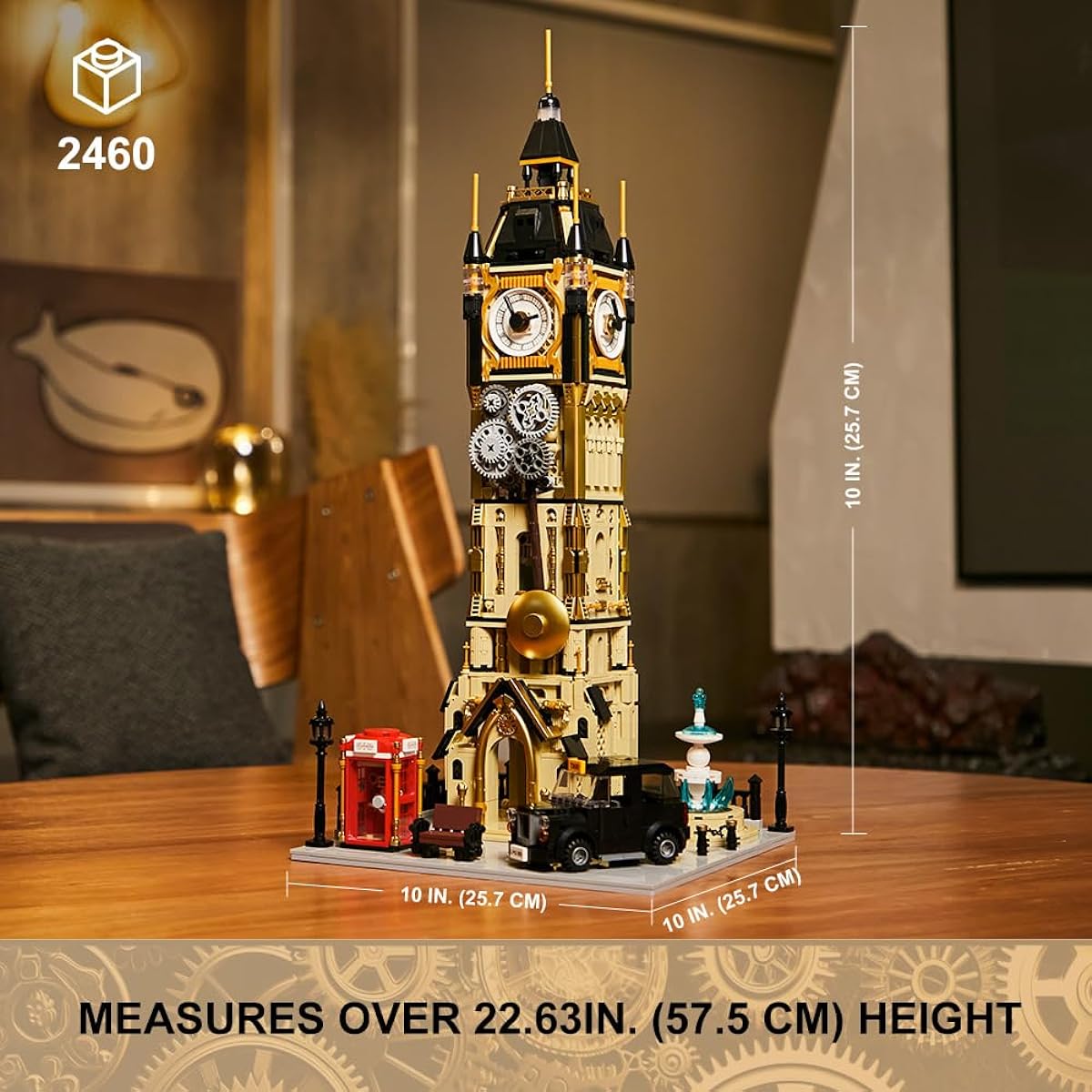 BRICKKK Steampunk Big1 Benpark Building Bricks Set - Adult Architectural Model Set for Adults and Teens