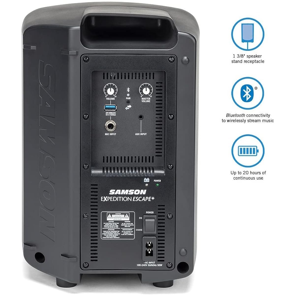 SAMSON Rechargeable Portable PA System Expedition Escape Plus