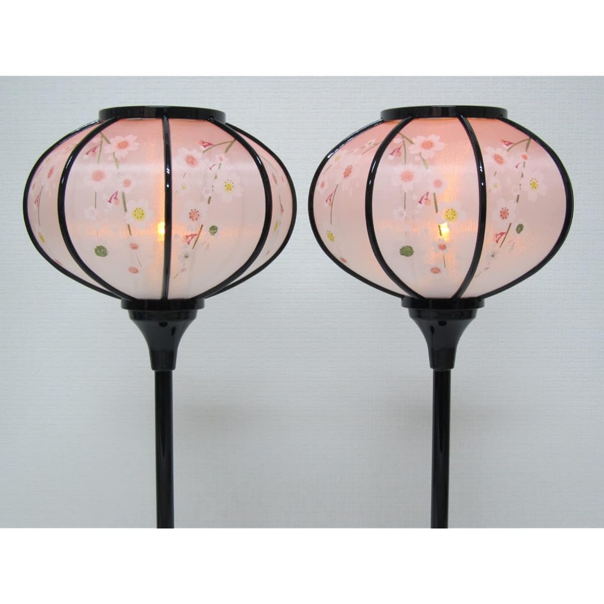 Parts sold Cordless lantern "Miyuki Weeping Cherry Blossom" Snow lantern (LED) Hina doll accessories (36cm)
