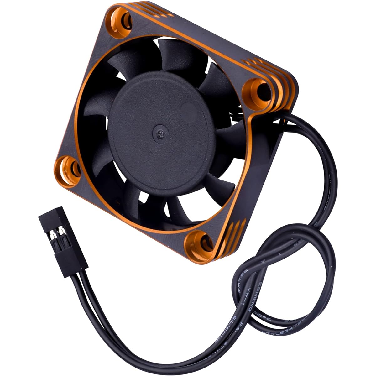High Speed RC Motor Cooling Fan 40x40mm ESC/Motor Heatsink Replacement (Gold)