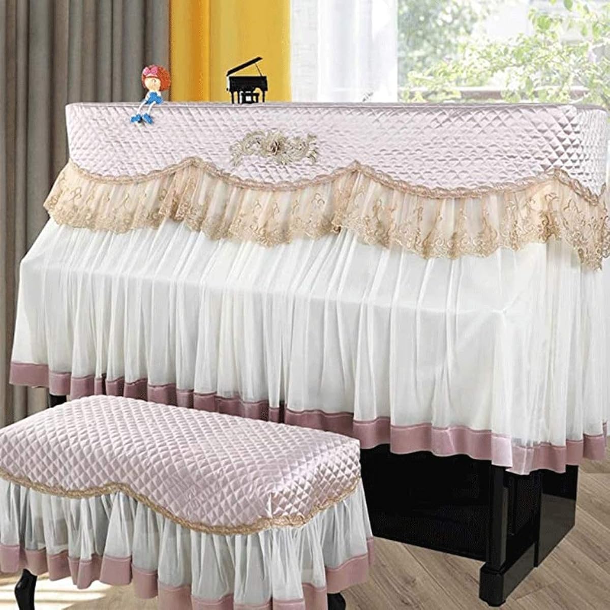 Piano cover fashion Nordic full cover upright piano cover