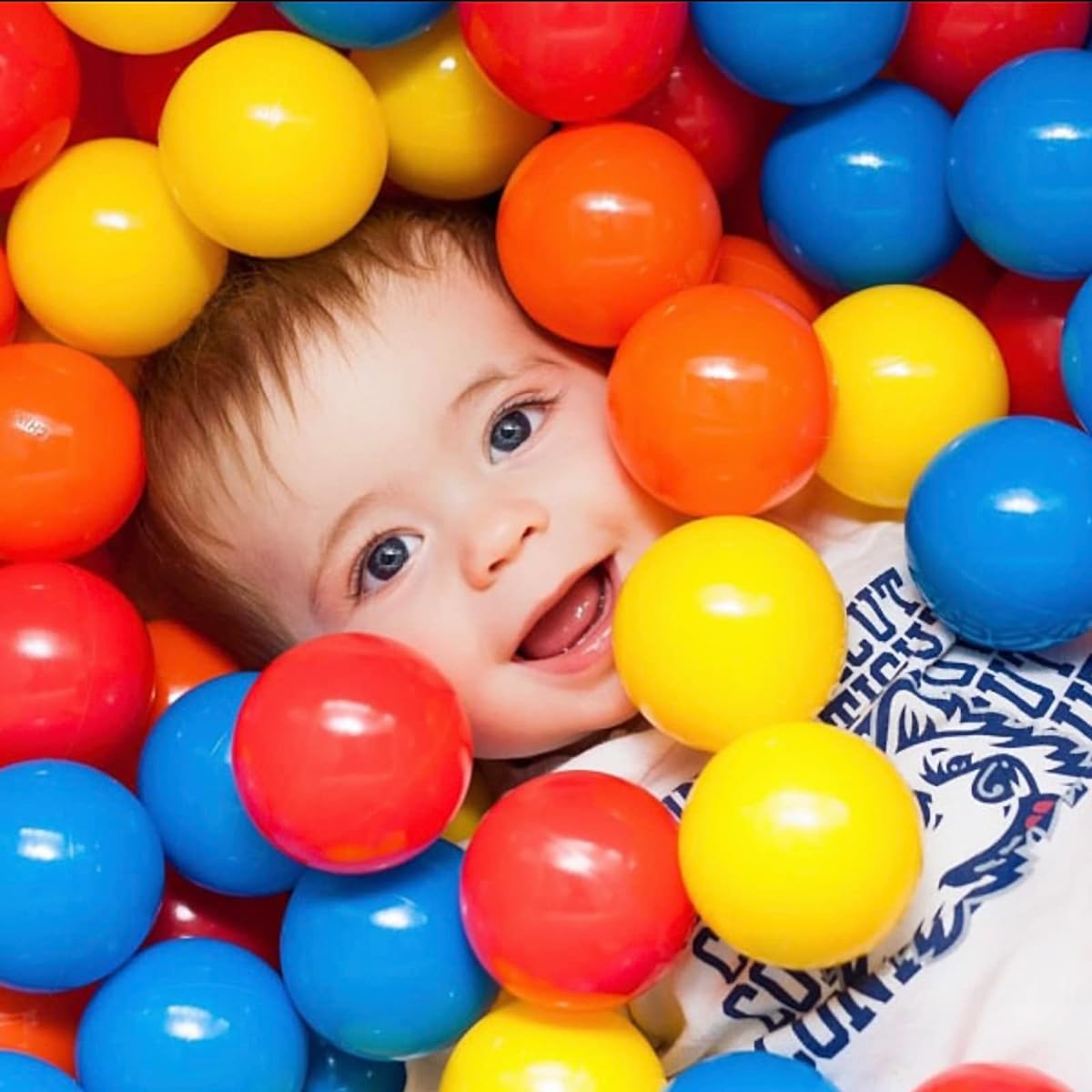 bebikim Ball Pit Balls for Kids, Plastic Play Pit Balls for Baby Ball Pit, BPA Free, Colorful Pool Balls for Playpen