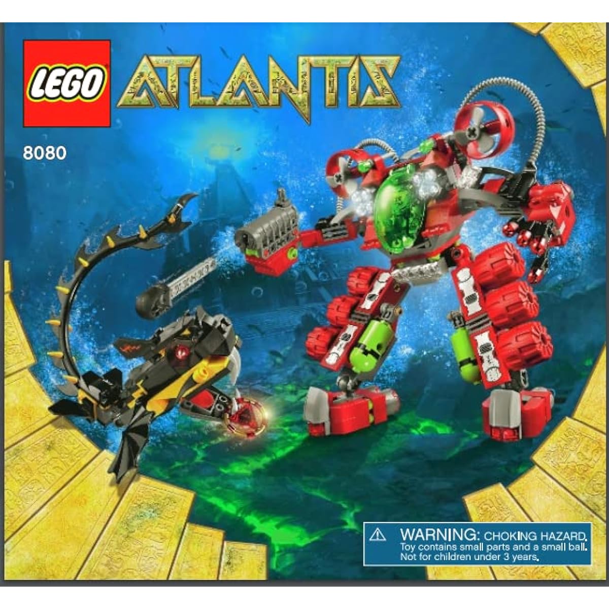 Lego Atlantis 8080 Undersea Explorer - 364 pieces