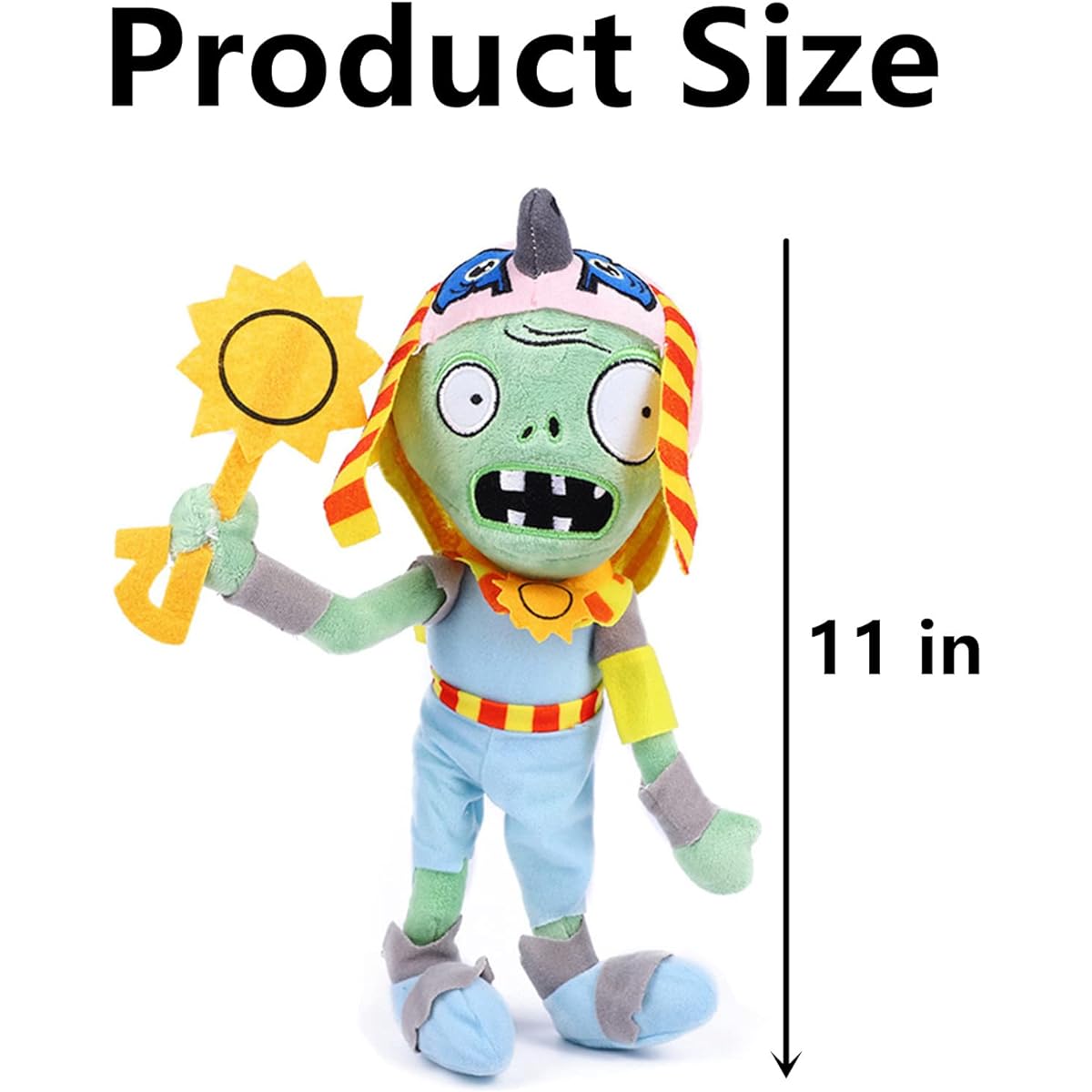 JHESAO 4 Pieces Plant and Conehead Zombie Plush vs Purple Zombie Plant Set Toy 1 2 Stuffed Soft RA Zombie Doll Duck Zombie PVZ Figure Doll