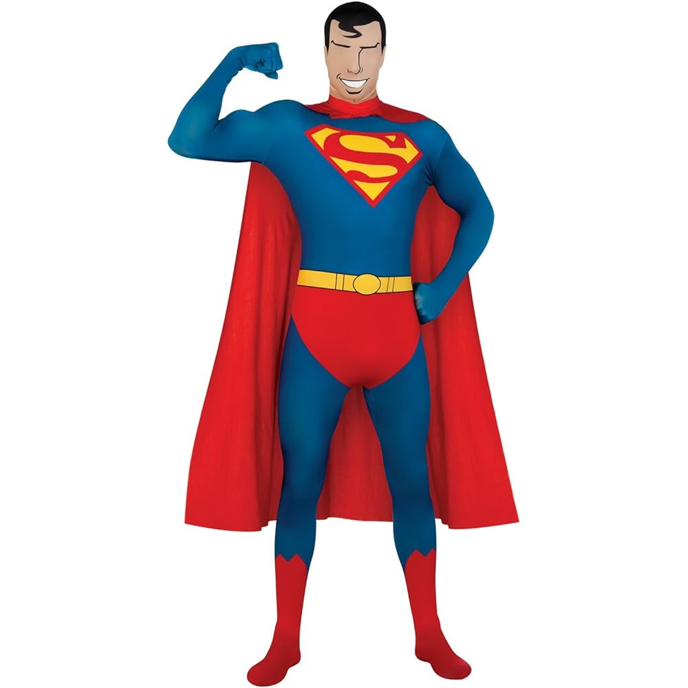 Superman Skin Suit Costume Men's 165cm-175cm