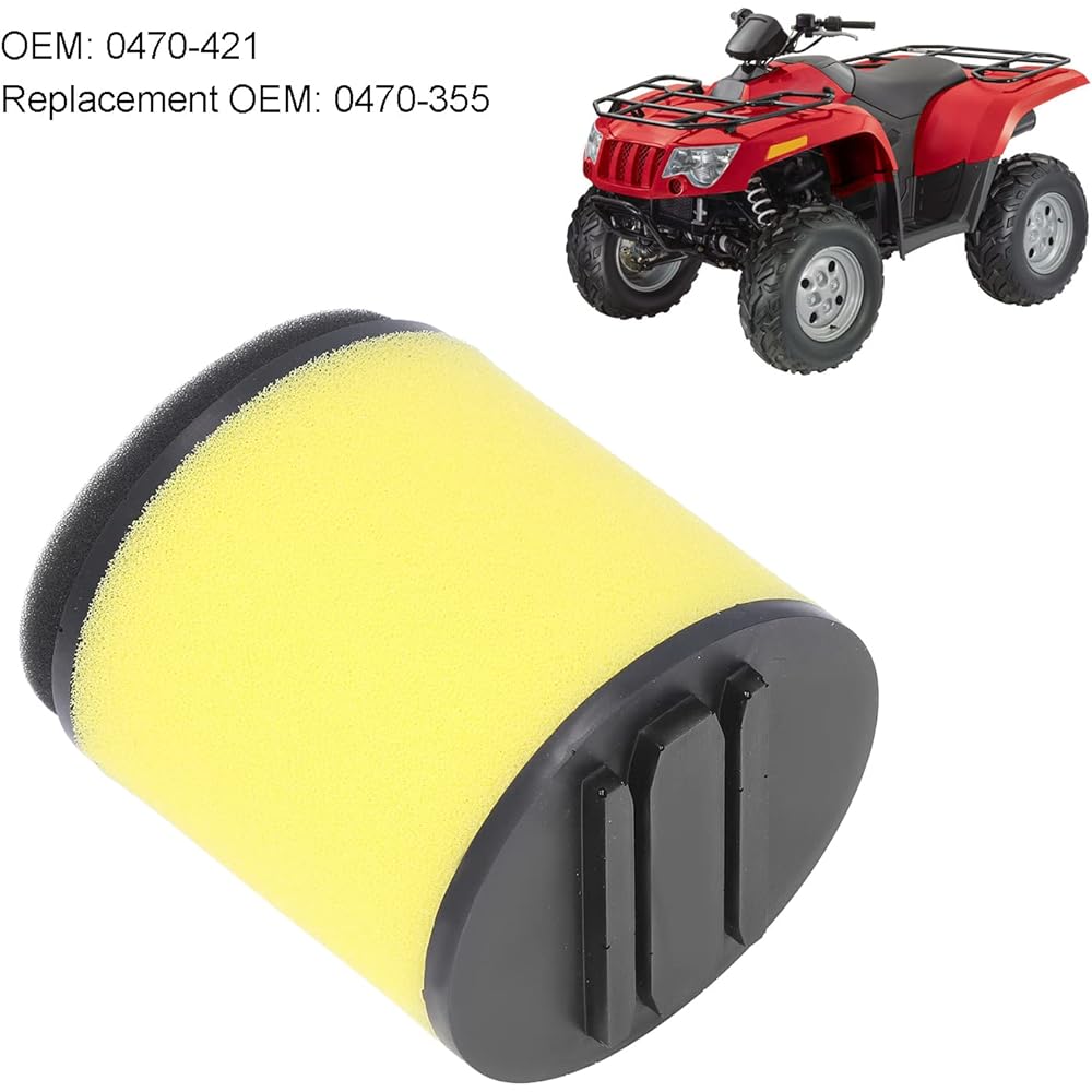 Aramox Air Filter ATV Sponge Air Filter Cleaner 0470‑421 Arctic Cat 250 300 2x4 4x4 Replacement