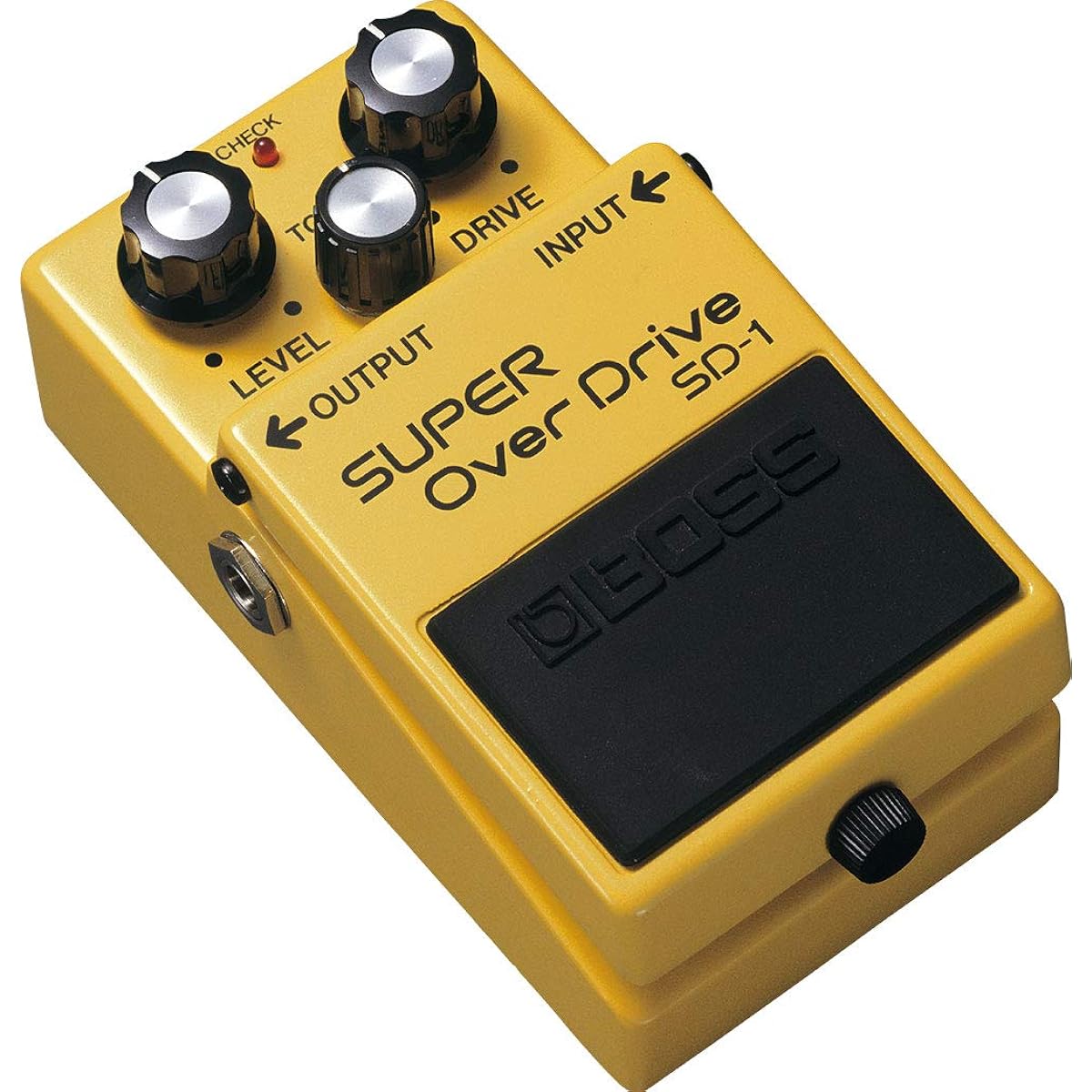BOSS/SD-1 Super Over Drive AC safe start set - Genuine AC adapter PSA100S2, guitar cable, patch cable -