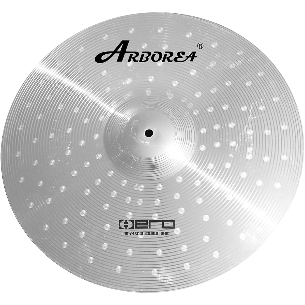 Arborea Cymbal Pack 14 Inch Hihats 16 Inch Crash 18 Inch Crash 20 Inch Ride 5 Piece Cymbal Drum Set Silver Drum Practice Cymbals for Beginners