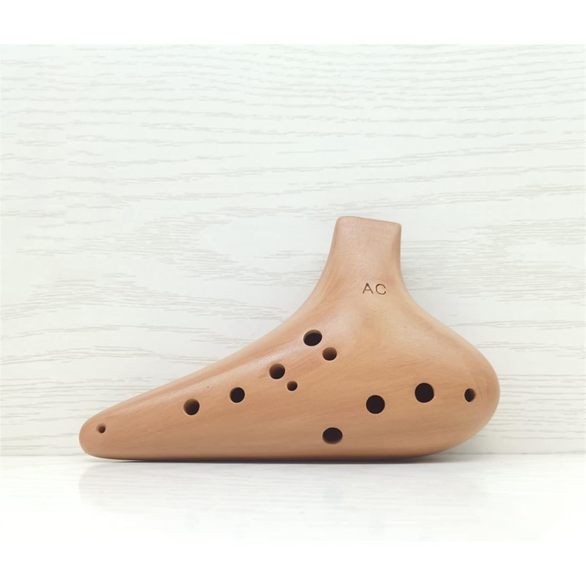 Handmade Educational Performance Ceramic Ocarina 12 Holes Alto C Key Clay Wood Grain Ocarina Musical Instrument Ocarina Instrument