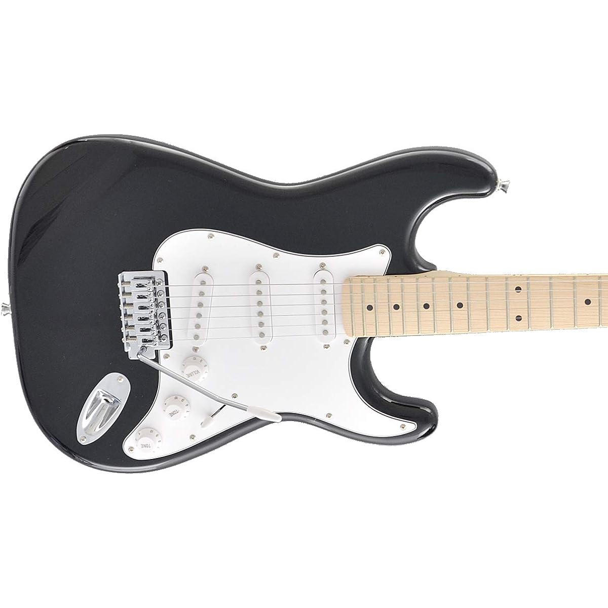 PLAYTECH Electric Guitar ST250 Maple Black