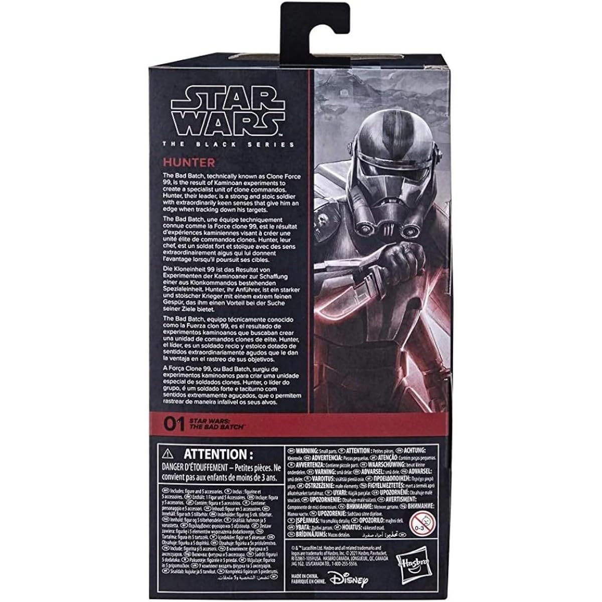 2021 Overseas Limited Edition ★ Star Wars Black Series 6-inch "The Bad Batch" Hunter