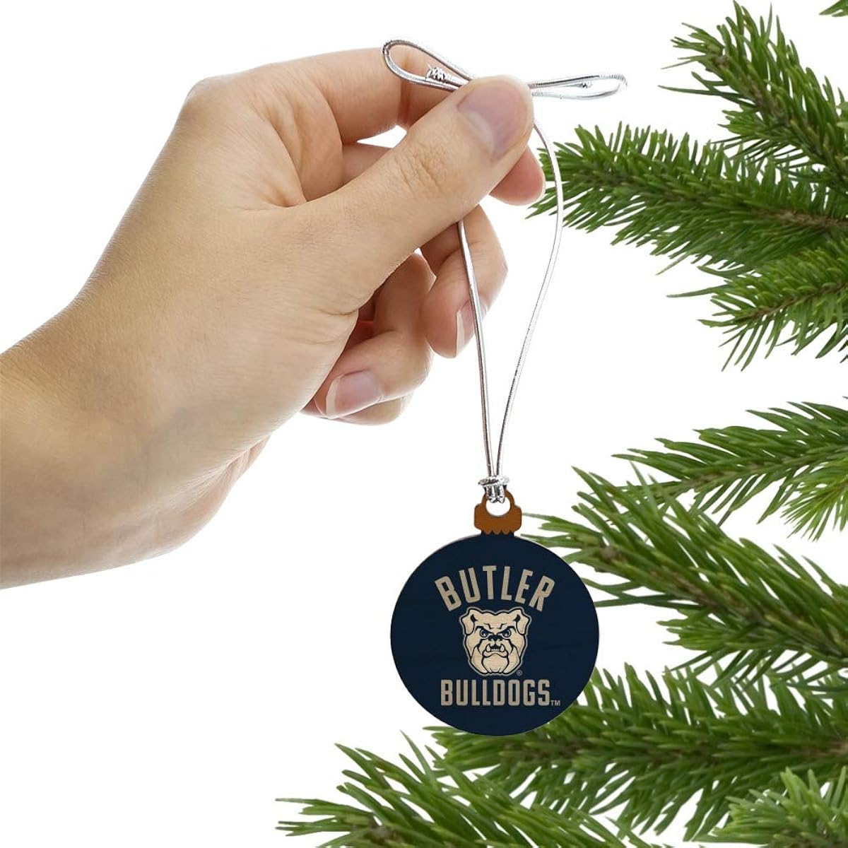 GRAPHICS & MORE Butler University Official Bulldogs Mini Small Wooden Christmas Tree Holiday Ornament