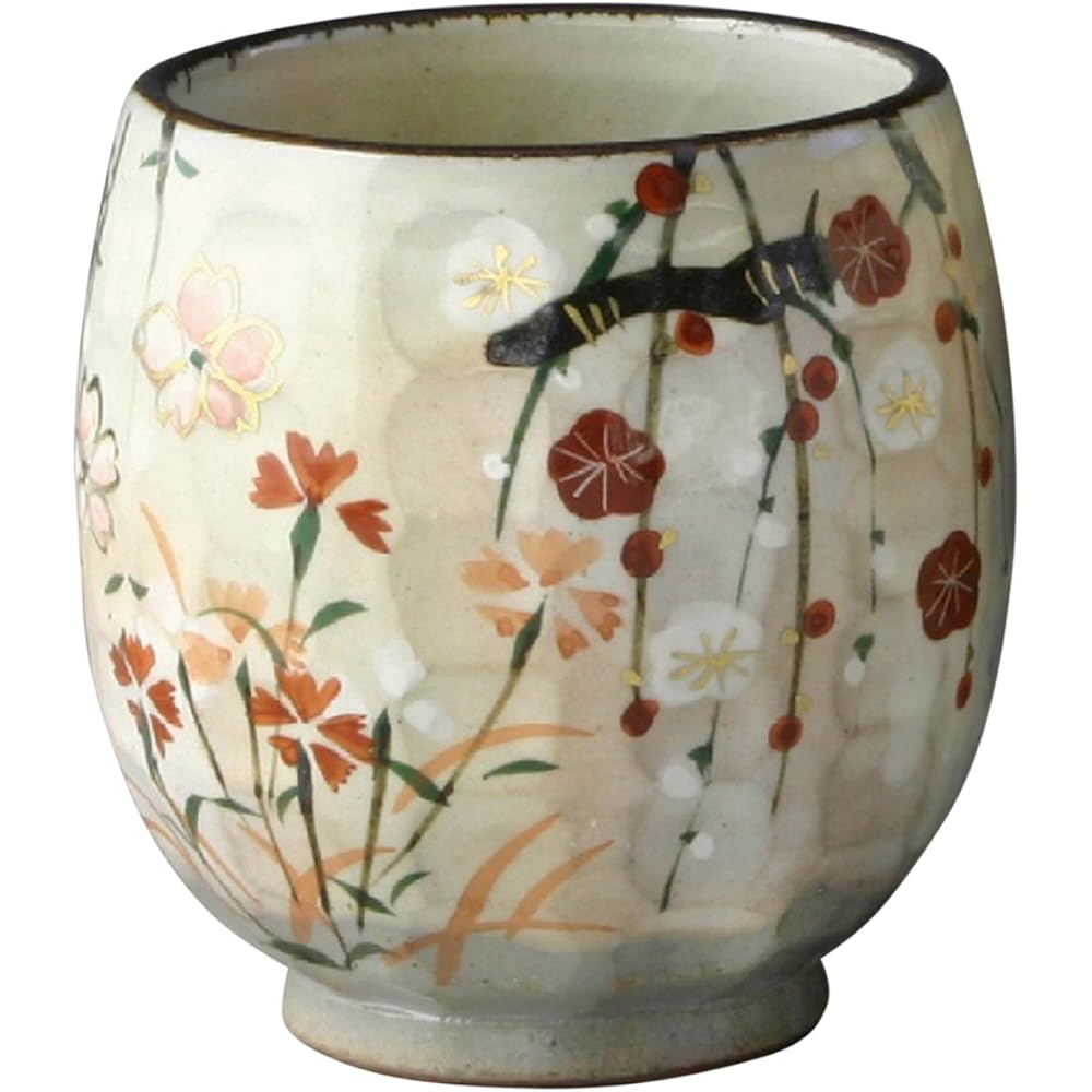 Aito Kyoto Kiyomizu Ware Tea Cup Small Yawata Kiln Kissho Tsuru UBH553-02