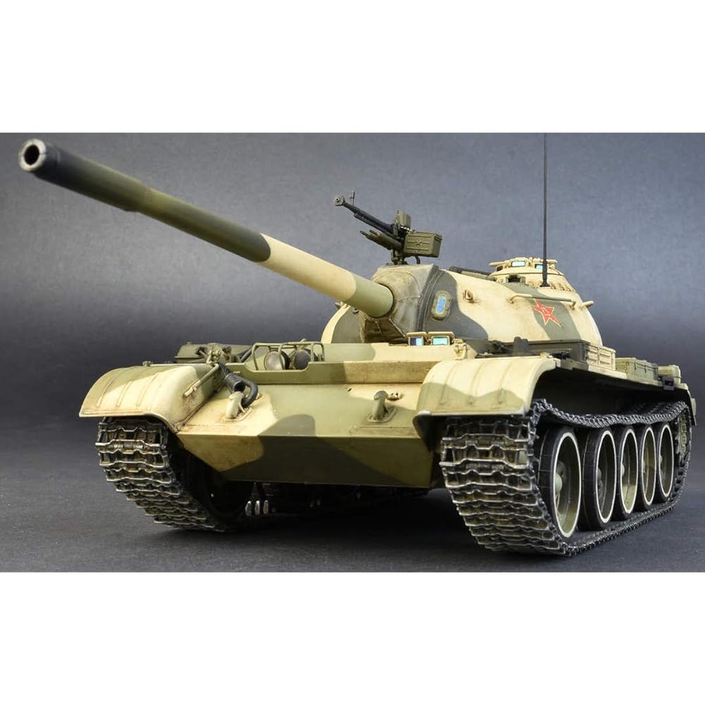 Miniart 1/35 Chinese People's Liberation Army Army Type 59 Medium Tank Early Model Plastic Model MA37026 Molding Color
