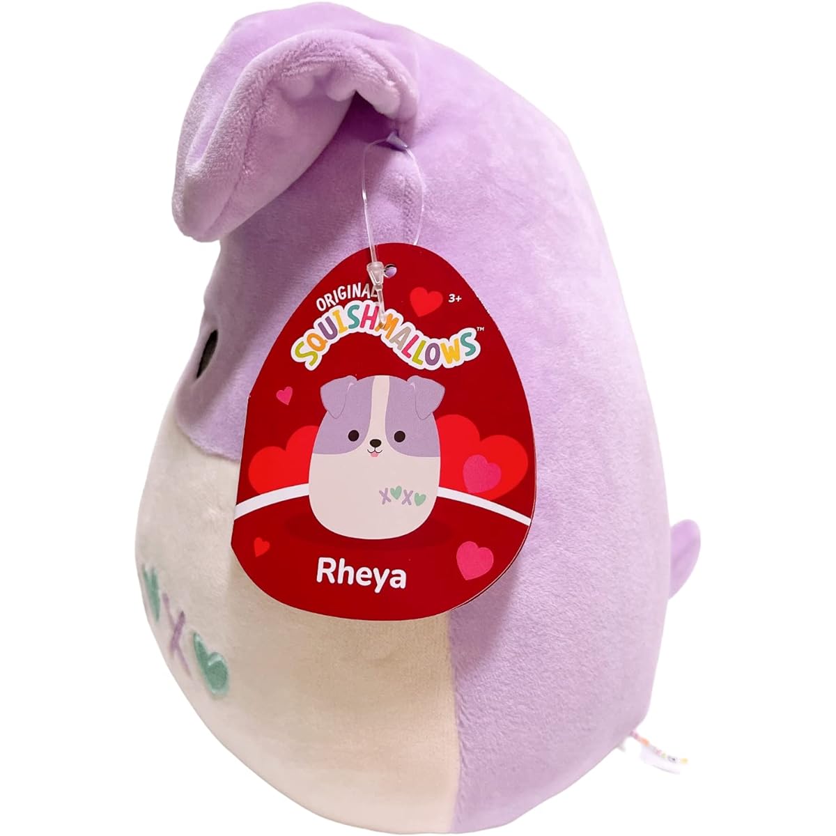Squishmallow Kellytoy Valentine Squad Plush (8" Rheya The Corgi Dog)