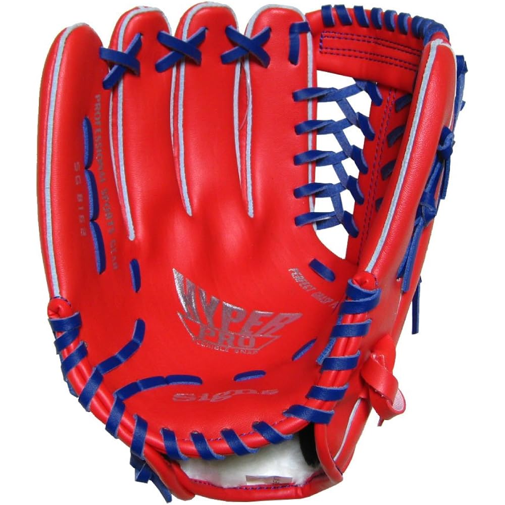 SIGNS 11 inch softball glove left-handed red SG8162 SG8162 11 inch