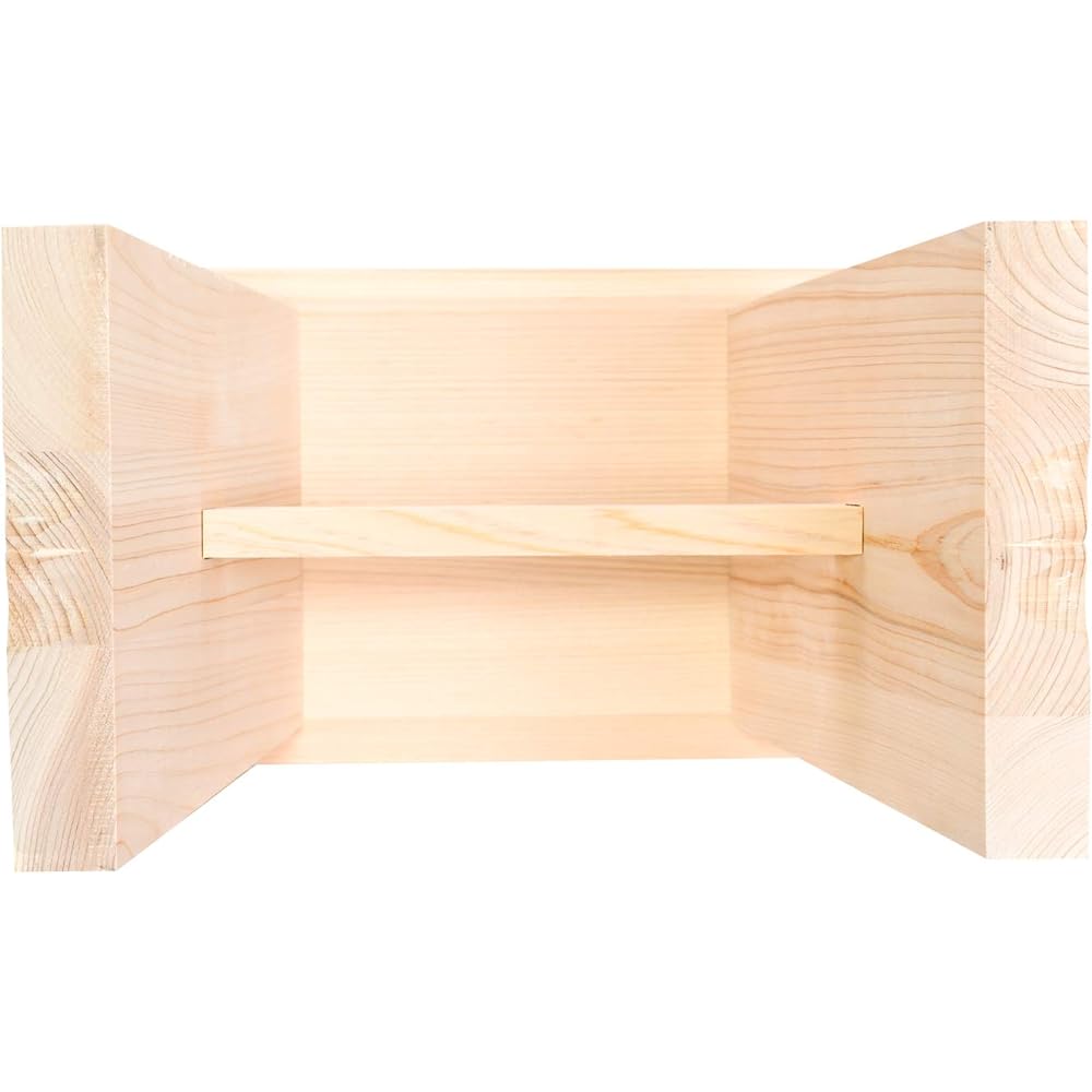 Umezawa Bath Chair 30cm Wooden Cypress Handmade Water Resistant Durable Stylish Simple Hot Spring Half Body Bath Miscellaneous Accessories Made in Japan 194138