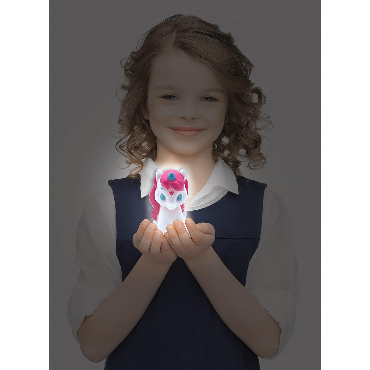 Lexibook - Kids Room Color Night Light, Color Changing, Smooth Light, Battery Included, White, NLJ01UNI