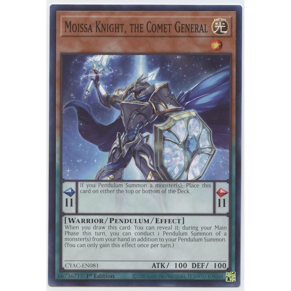 Moissanite, Comet General - CYAC-EN081 - Common - 1st Edition