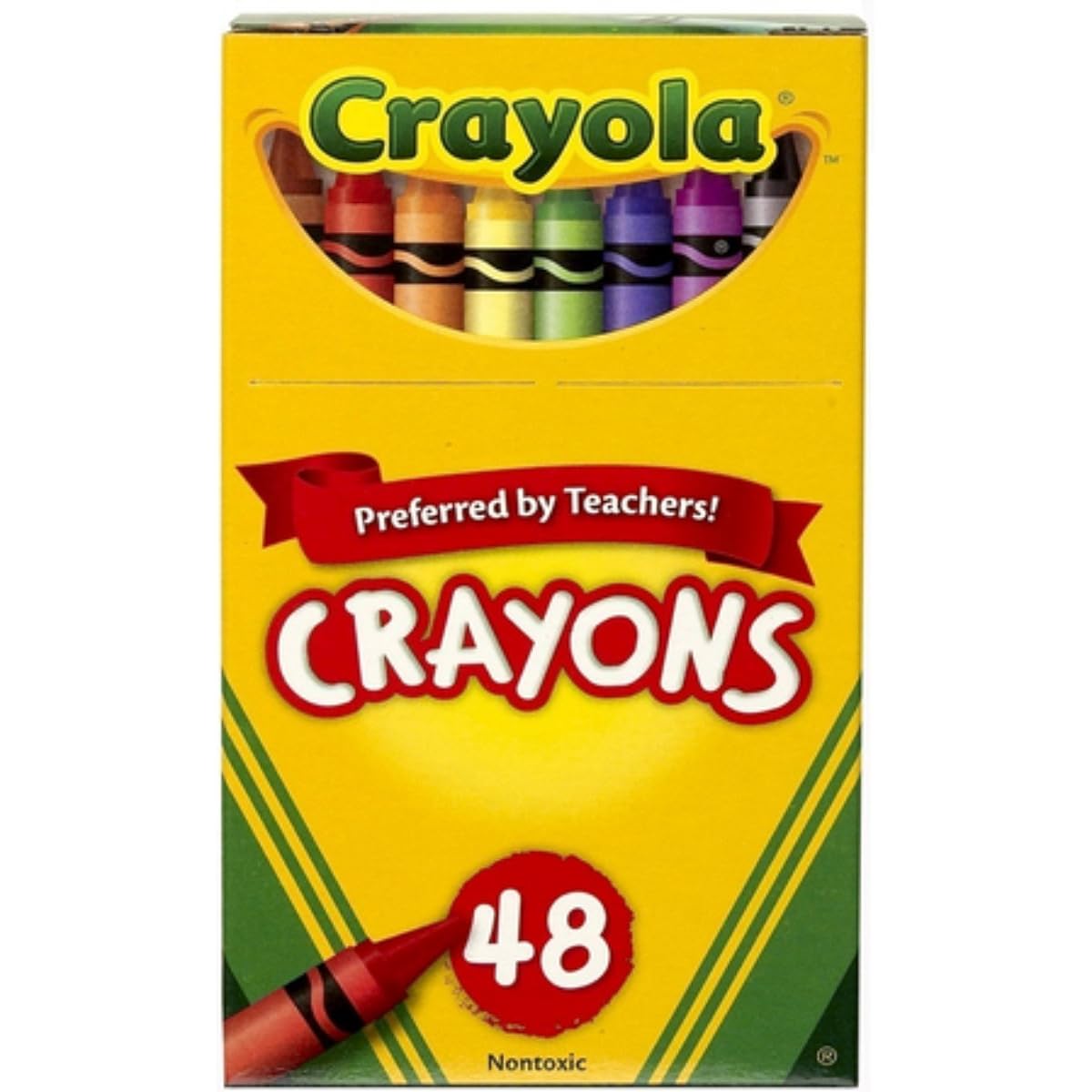 Crayola Crayons 48 pieces in A Jumbo Box (Pack of 6) 288 Crayons Total
