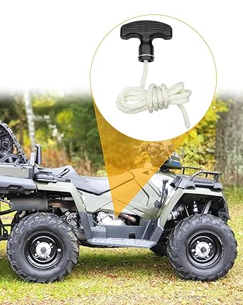 Recoil Starter Pull Start Rope Handle Cord for Polaris Big Boss 250 300 350L 400L 500 Hawkeye 300 Scrambler Sportsman Trail Boss Magnum ATV