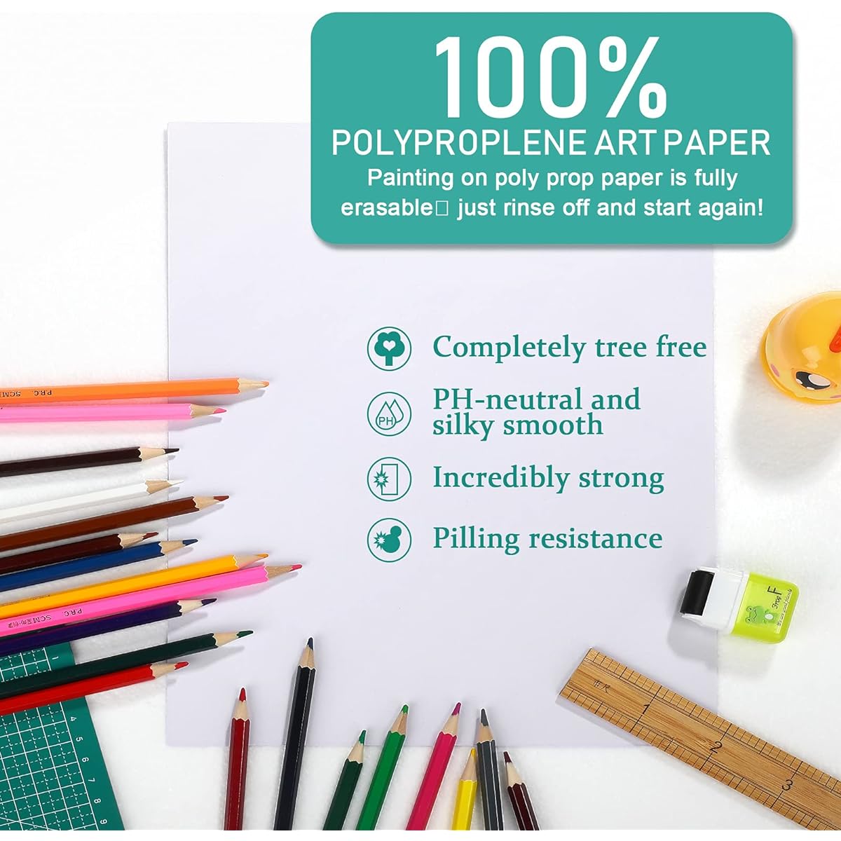 Pack of 60 Watercolor Paper 230GSM White Cold Press Paper for Kids Watercolor Students Artists (Cold Press, 5.5 x 8.5 Inches)
