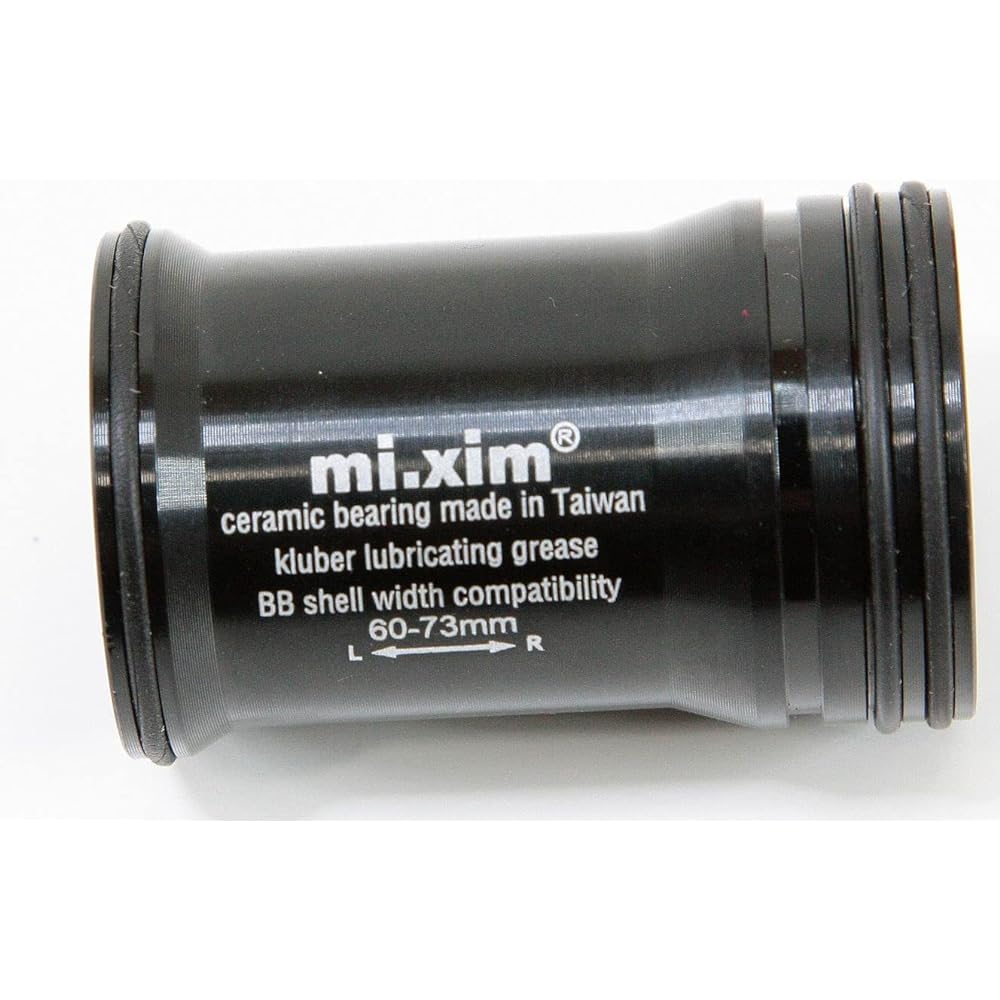 mi.xim Ceramic Bearing BB68/73mm ROAD/MTB Compatible Aluminum 7075 Housing Hollowtech II/GXP Compatible Bottom Bracket
